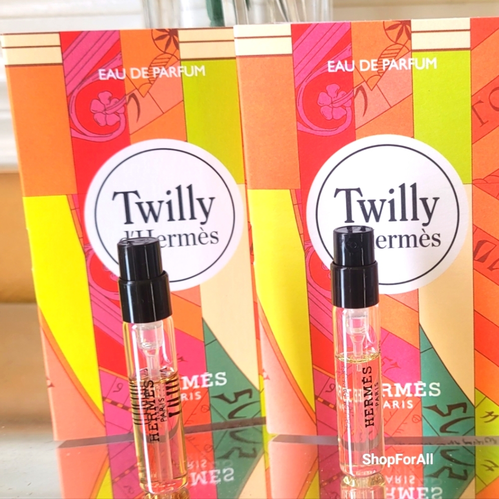 ❤️ 2 for $17 Hermes Twilly  Travel Vial NEW